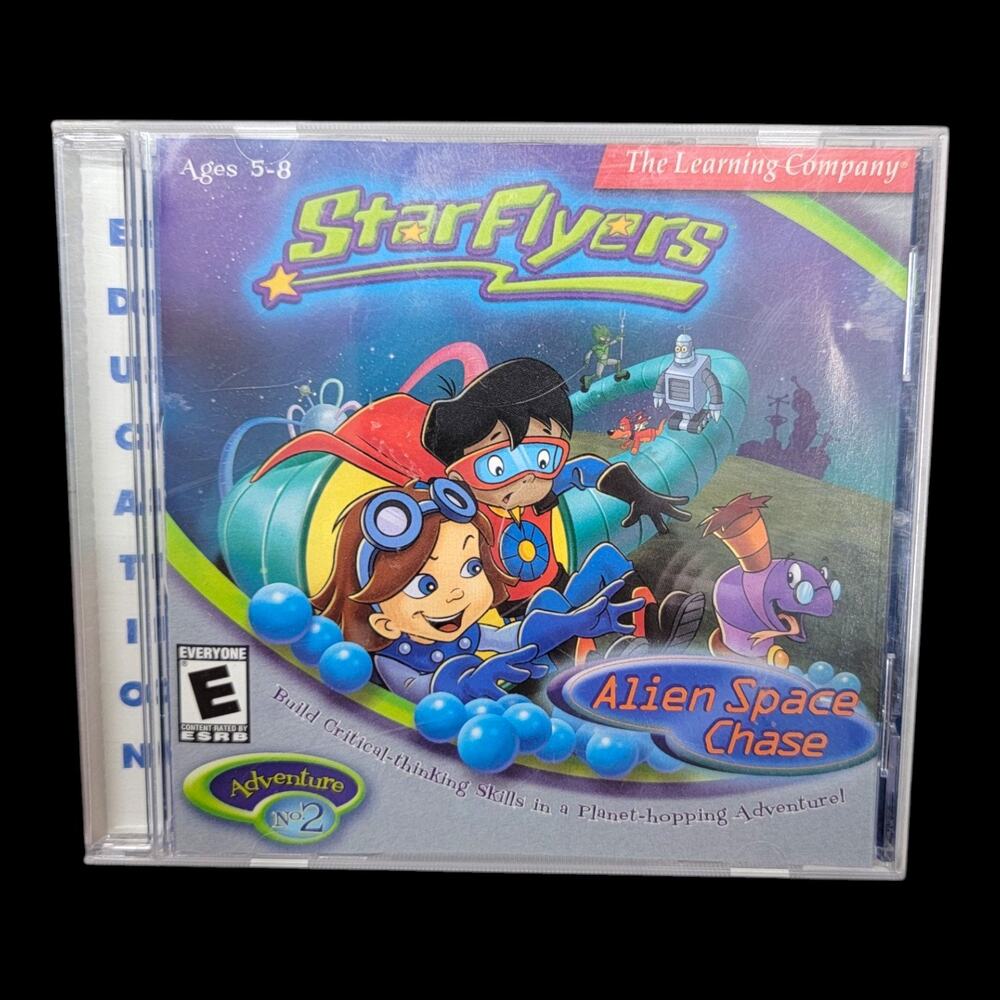 StarFlyers Alien Space Chase PC CD-ROM The Learning Company 2002 Kids Game